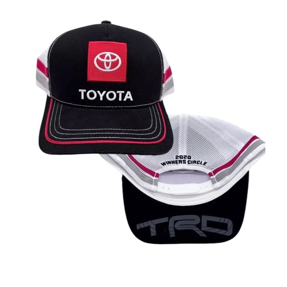 NEW Toyota Racing 2020 Winners Circle NASCAR Victory Lane Team Trucker Hat - Picture 1 of 8